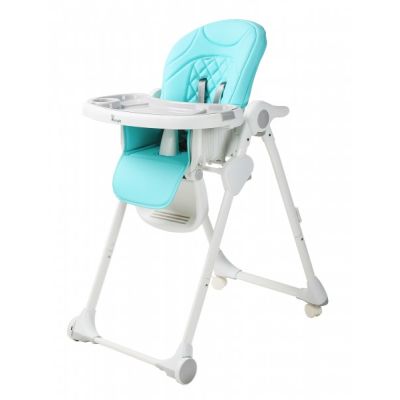 Scaun de masa pentru copii Bo Jungle Wheely Bleu - SOLBJB710170