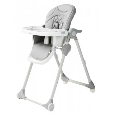 Scaun de masa pentru copii Bo Jungle Wheely Gri - SOLBJB710150