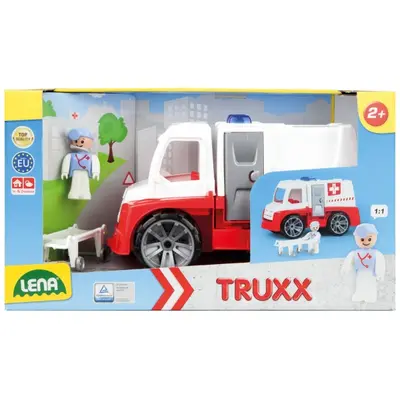 Camion Ambulanta Lena Truxx cu figurina si accesorii - SOLLE04456