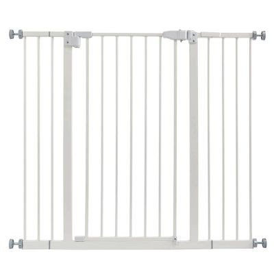Qmini - Poarta siguranta Thor, 68-105 cm, Alb BYNQM-THOR