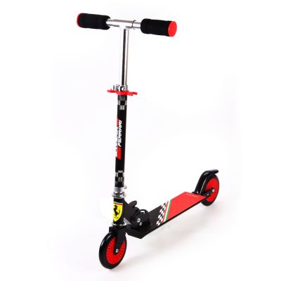Trotineta pliabila Ferrari pentru copii cu roti 120 mm, neagra FUNKFXK30BL