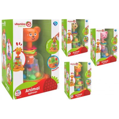 Jucarie bebelusi Globo Spinner cu animale - SOLGL05413