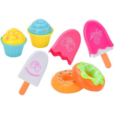 Set inghetata si briose Globo din plastic 6 piese - SOLGL38939
