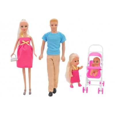 Set papusa insarcinata cu familie Globo cu diverse accesorii - SOLGL39805
