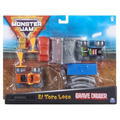 MONSTER JAM SET DE JOACA EL TORO LOCO SI GROPARUL VIV6058007