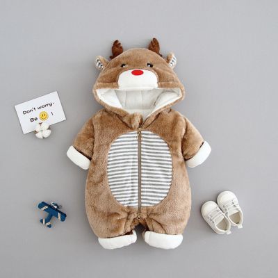 Combinezon plusat maro - Reindeer MB607-2