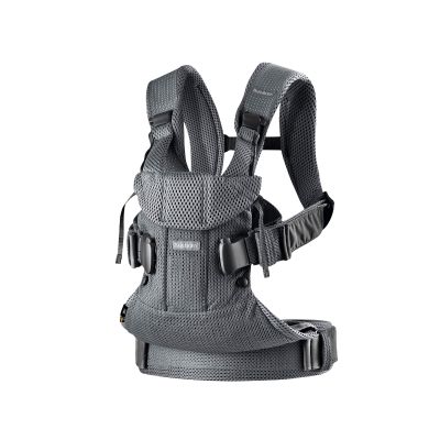 BabyBjorn - Marsupiu anatomic One Air - Anthracite, 3D Mesh BSAFE098013E1