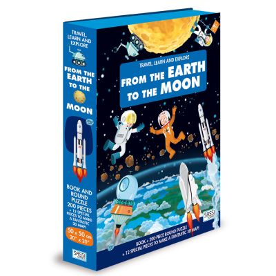 Cunoaste, invata si exploreaza - puzzle de la pamant pana la luna (200 piese)