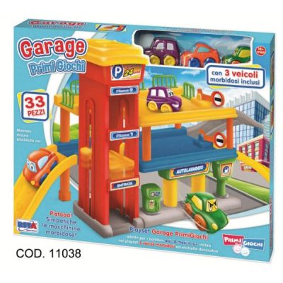 Garaj cu doua etaje si 3 vehicule incluse RS Toys - SOLRS11038