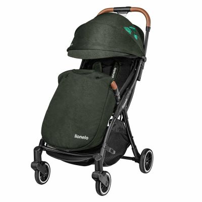 Lionelo - Carucior sport Julie One Tropical Cu accesorii, Cadru din aluminiu, 0-22 kg, Verde BYNLO-JULIE_ONE_TROPICAL_GREEN