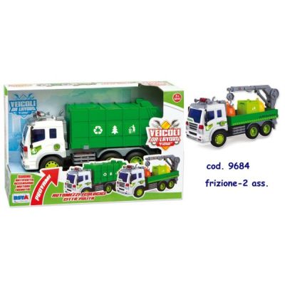Masina camion gunoi RS Toys cusunete si lumini - SOLRS9684