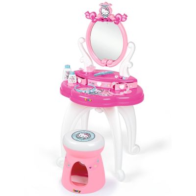 Jucarie smoby masuta de machiaj hello kitty hairdresser 2 in 1 hubs7600320239