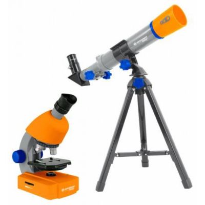 Set microscop cu telescop Junior National Geographic - SOLBRS8850900