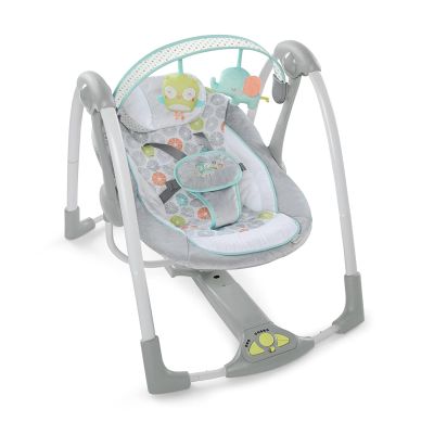 Ingenuity - Leagan portabil Swing 'n Go Portable Swing™ - Hugs & Hoots™ BBB10247