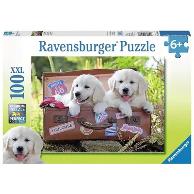 PUZZLE CATEI IN VALIZA, 100 PIESE - ARTRVSPC10538