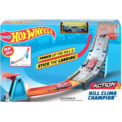 HOT WHEELS LANSATOR CU MASINUTA POWER UP THE HILL VIVMTGBF81_GBF83