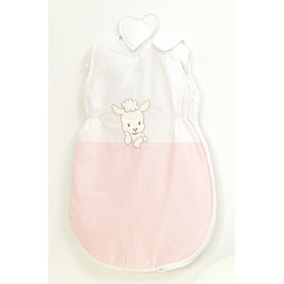 Sac De Dormit Fara Maneci, Broderie Oita Bumbac Roz 80 Cm, 74x50 Cm, Amy Pjb66061