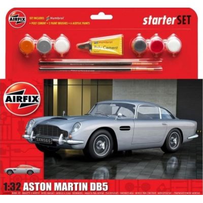 Kit constructie Airfix Masina Airfix 1/32 Aston Martin DB5 Silver - SOLAF50089B