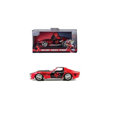 MASINA METALICA HARLEY QUINN 1969 CORVETTE STINGRAY SCARA 1 LA 32 VIV253252015