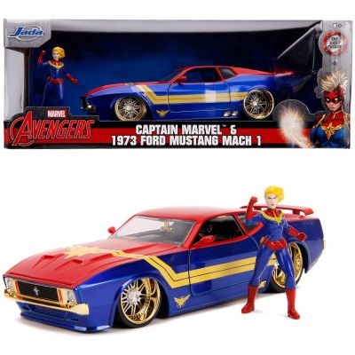 MASINUTA METALICA CAPTAIN MARVEL 1973 FORD MUSTANG MACH 1 SCARA 1 LA 24 VIV253225009