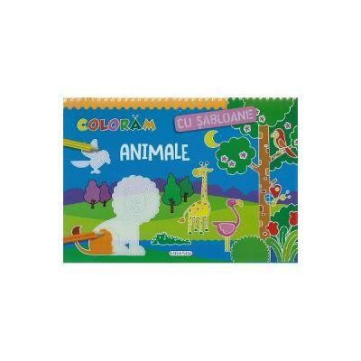 Coloram cu sabloane - animale