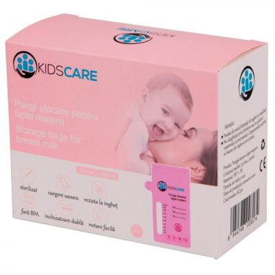 Set 30 pungi de stocare pentru lapte matern Kidscare KC130 SUPKC130