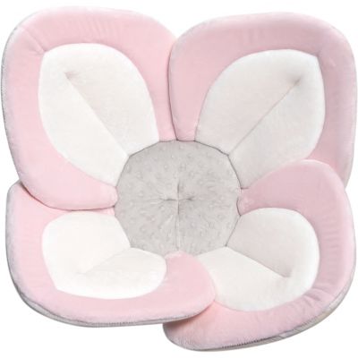 Cadita de plus si salteluta de joaca Lotus BloomingBath BB105L BBJBB105L_Roz Deschis/Alb/Gri