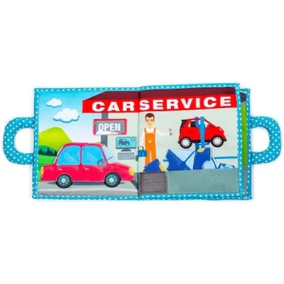 Carticica cu activitati Piqipi - Quiet book Boy Edition - SOLPIQ9497