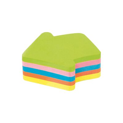 Notite adezive, Kores, sageata, 250 file, multicolor - BPTCKS879032