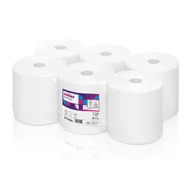 Rezerva prosoape in rola Wepa Prestige, auto-cut, 2 straturi, 220 m/rola, 6 role/bax - BPTCWP002000