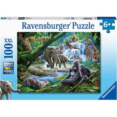 PUZZLE ANIMALE DIN JUNGLA, 100 PIESE - ARTRVSPC12970