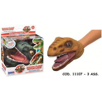 Jucarie manusa in forma de cap de dinozaur RS Toys - SOLRS11107