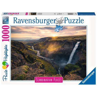 PUZZLE CASCADA HAIFOSS ISLANDA, 1000 PIESE - ARTRVSPA16738