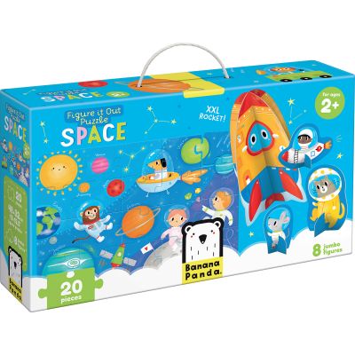 Puzzle educativ - Descopera Spatiul, 20 piese, 48x32cm Banana Panda BP49043 BBJBP49043_Initiala