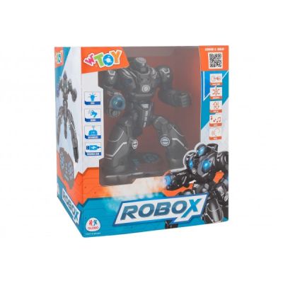 Robot cu telecomanda care merge si danseaza cu sunete si lumini Globo  - SOLGL39864