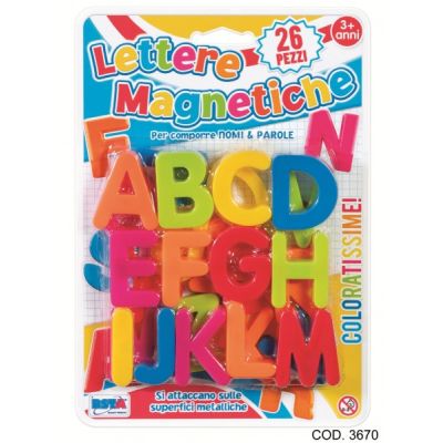 Set litere magnetice 26 piese in blister RS Toys - SOLRS3670