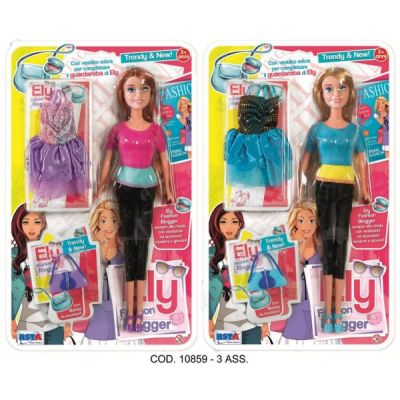 Set papusa 29 cm cu haina de schimb si accesorii RS Toys - SOLRS10859