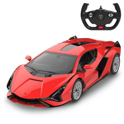 MASINA CU TELECOMANDA LAMBORGHINI SIAN ROSU CU SCARA 1 LA 14 VIVRas97700_Rosu