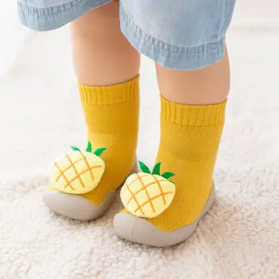 Mocasini cu talpa antiderapanta - Ananas MBDW802-1-c2.Marimea 26