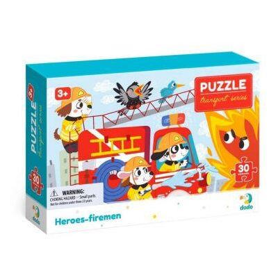 Puzzle - eroii pompieri (30 piese)