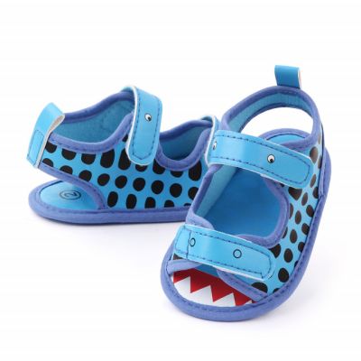 Sandalute albastre cu barete - Croco MDd2412-2-SA3