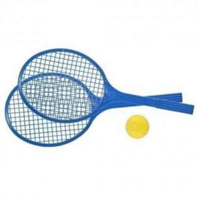 Set Androni cu 2 palete mici din plastic albastre si minge din burete - SOLAG5802-0000