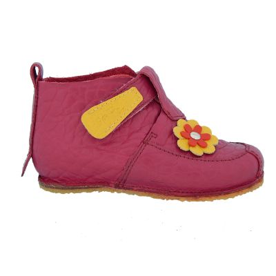 Pantofi Barefoot din piele naturala Baby Fox Cyclam - recomandati pentru primii pasi - FOX50001