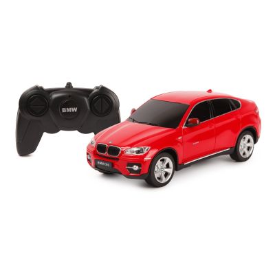 MASINA CU TELECOMANDA BMW X6 ROSU CU SCARA 1 LA 24 VIVRas31700_Rosu