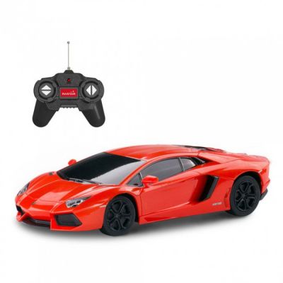 MASINA CU TELECOMANDA LAMBORGHINI AVENTADOR ROSU CU SCARA 1 LA 24 VIVRas46300_Rosu