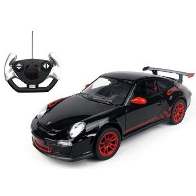 MASINA CU TELECOMANDA PORSCHE GT3 NEGRU CU SCARA 1 LA 14 VIVRas42800_Negru