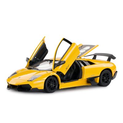MASINUTA METALICA  LAMBORGHINI MURCIELAGO LP670-4 GALBEN SCARA 1 LA 24 VIVRas39300_Galben