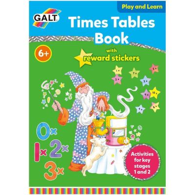 Carte cu activitati si abtibilduri - tabla inmultirii