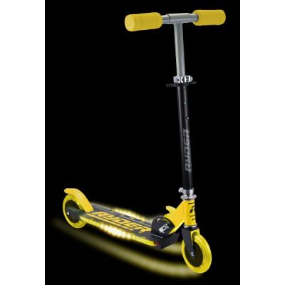 Trotineta pentru copii cu 2 roti Saica Ryder Led Galben - SOLSA3225