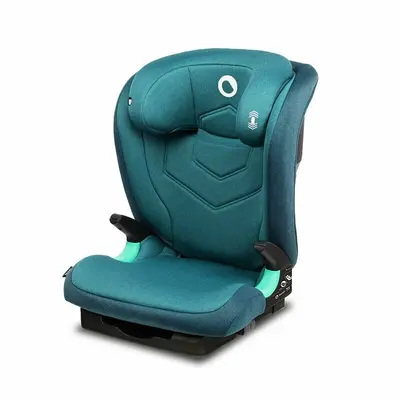 Lionelo - Scaun auto Neal Turquoise Spatar reglabil, Baza i-size, 15-36 Kg, cu Isofix, Verde BYNLO-NEAL_GREEN_TURQUOISE